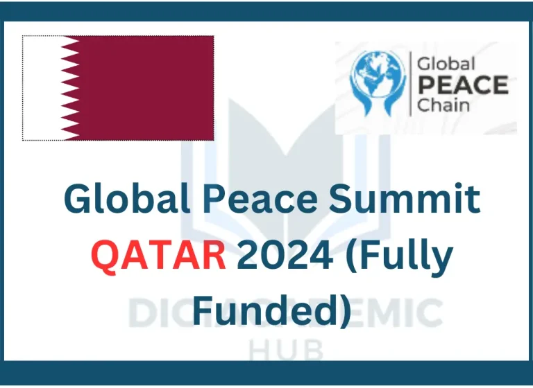 Global Peace Summit Qatar 2024 (Fully Funded)