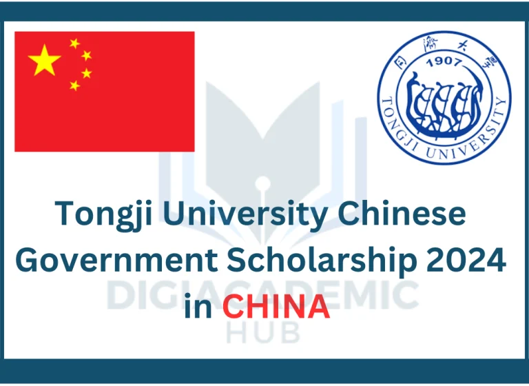 Tongji University Chinese Government Scholarship 2024-