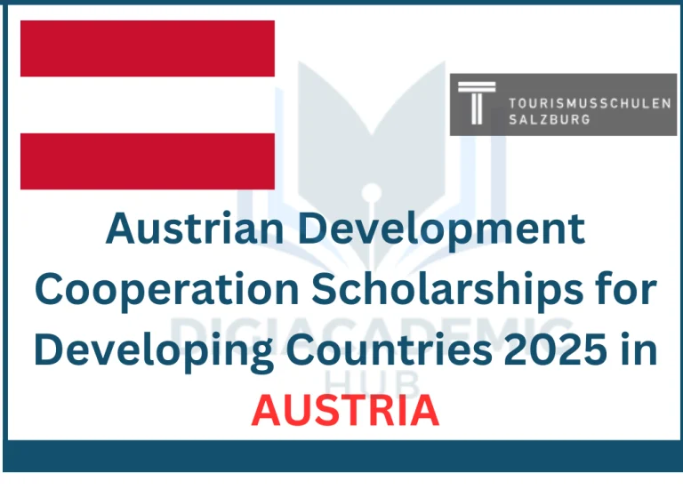 Austrian Development Cooperation Scholarships for Developing Countries 2025