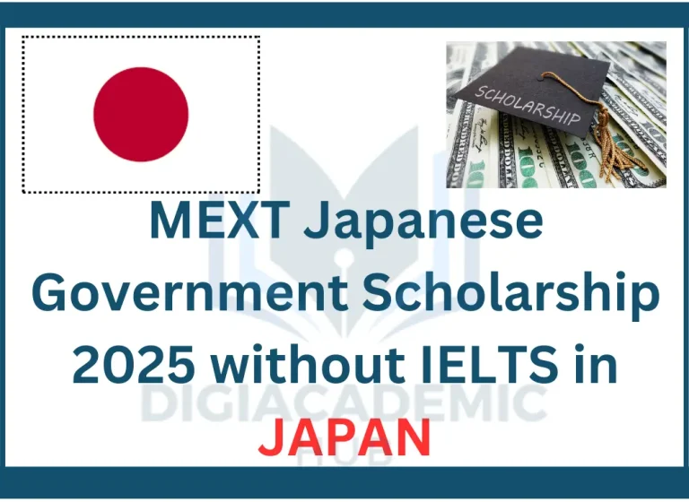 MEXT Japanese Government Scholarship 2025 without IELTS